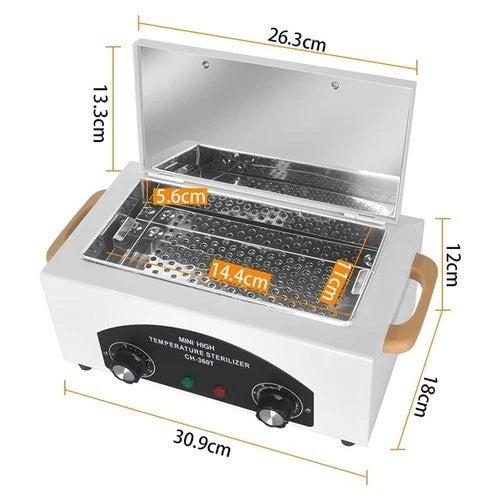 2L Medical Autoclave Dry Heat Sterilizer Tattoo Tools Disinfection 220V - Image 15