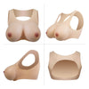 Silicone Breast Forms Back Hollow Simulation Fake Boobs Crossdresser Drag Queen