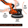1200W Electric Drywall Sander Foldable Dust Free Wall Sander with Vacuum Bag