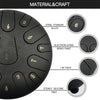 Rain Drum Steel Tongue Drum 12inch 15 Notes Musical Instruments Handpan Drum
