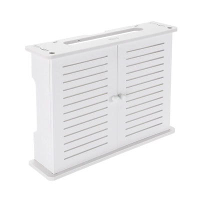 Wifi Router Storage Box Wall Mount Cable Board Bracket Wireless Panel Organizer - Image 9