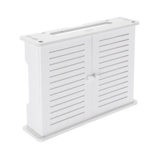 Wifi Router Storage Box Wall Mount Cable Board Bracket Wireless Panel Organizer - Image 9