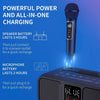 Bluetooth Karaoke Speaker & 2 Wireless Microphones Rechargeable Karaoke Machine