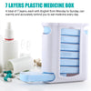 7Day Pill Box Medicine Storage Weekly Tablet Container Case Organizer Dispenser