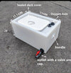40L Live Bait Tank Portable Fish Transport Tank with Hatch 550x355x280mm - Image 3