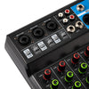 5 Channel Mini Bluetooth Audio Mixer USB DJ Live Console Sound Card Studio Mixer
