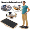 Non-Slip Wooden Slant Board Incline Balance Board Calf Stretcher Gym Exercise