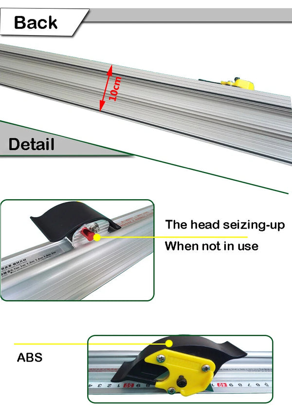 27" PVC PET Photo Cutter w/ Ruler Manual Sliding KT Board Trimmer Cutting Ruler