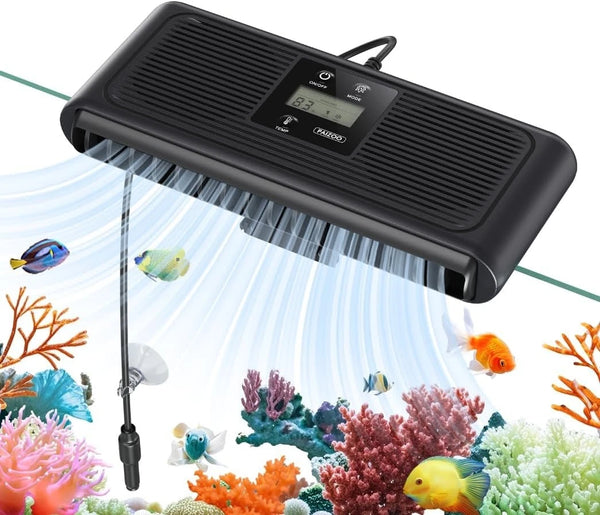Aquarium Fish Tank Cooling Fan Water Temperature Control for Fish Tanks Coral