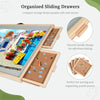 Adjustable Tilting Jigsaw Puzzle Table 1500 Piece Puzzle Board with 4 Drawers - Image 10