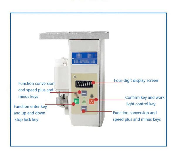 Industrial Brushless Sewing Machine Servo Motor & Controller 750W 200-6500RPM