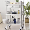 Beauty Trolley Cart with Wheel Esthetician Cart with Handrail, Bucket and Drawer