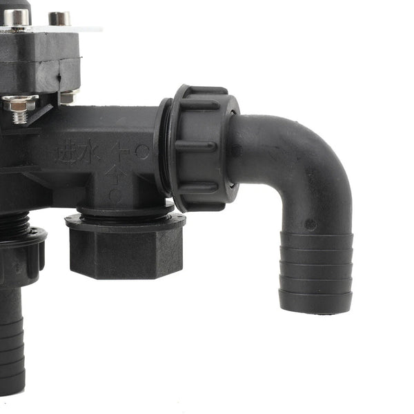 3 Way Hose Splitter Valve Agricultural Sprayer Control Shut Off  Pressure Gauge