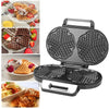 Electric Waffle Maker Heart-Shaped Non-Stick double-Side No Flip Design - Image 6