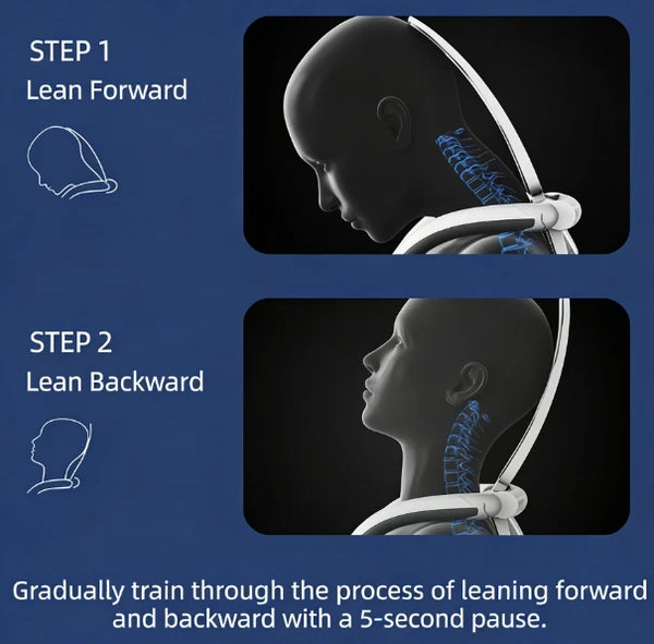 Cervical Orthosis Cervical Spine Training Device Neck Rehabilitation 3 Gears - Image 5