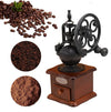 Burr Coffee Grinder Wooden Manual Coffee Grinder Classic French Coffee Milling - Image 1