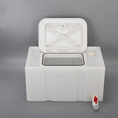 40L Live Bait Tank Portable Fish Transport Tank with Hatch 550x355x280mm - Image 5