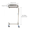 Salon Tray Adjustable Height Salon Rolling Tray for Tatto Medical Dental Tray