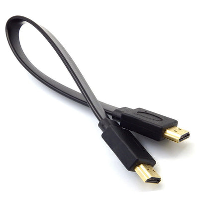 Full HD Short HDMI Male to Male Plug Flat Cable Cord for Audio Video HDTV 30cm - Image 11