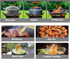 Collapsible Rocket Stove Wood Burning Fire Camping Stove for Outdoor Cooking