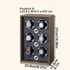 Watch Winder Automatic Watches Box 6 Watch Display Box 5 Rotation Modes - Image 3
