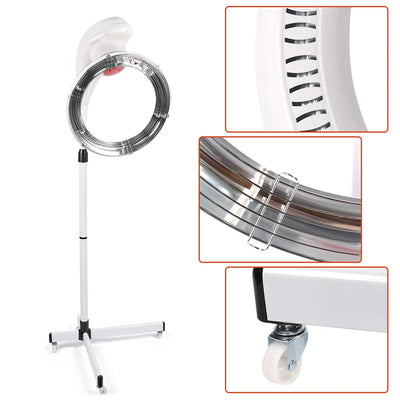 Standing Hair Dryer Accelerator Colour 360 Rotating Halo Rolling Salon Equipment