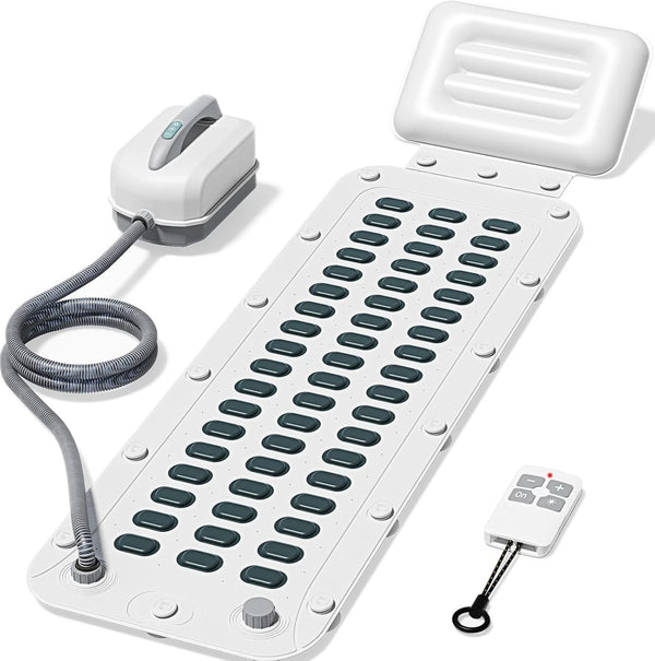 AIWFL Bath Spa Massage Mat, Bubble Bath Mat, 6-Speed Adjustable Massage with Remote - Image 1