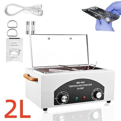 2L Medical Autoclave Dry Heat Sterilizer Tattoo Tools Disinfection 220V - Image 1