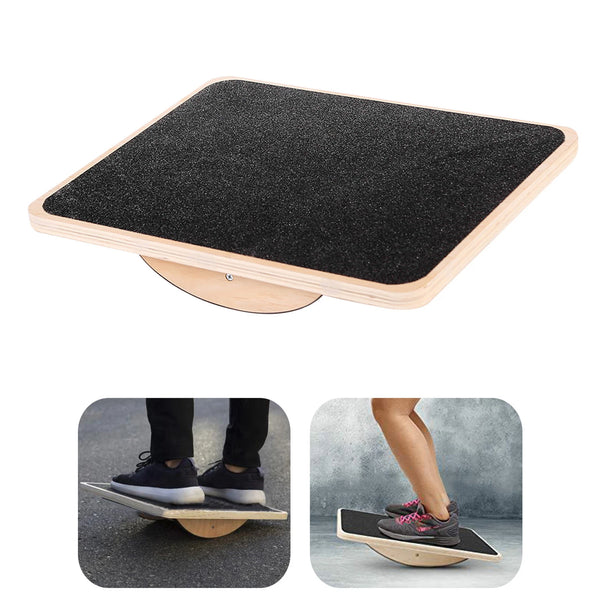Non-Slip Wooden Slant Board Incline Balance Board Calf Stretcher Gym Exercise