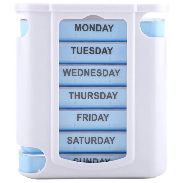 7Day Pill Box Medicine Storage Weekly Tablet Container Case Organizer Dispenser