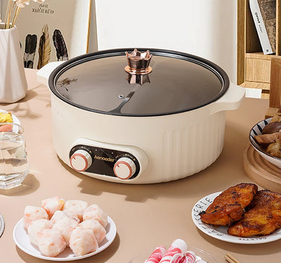 7L Electric Hot pot with Divider Dual Control Cooker Yuanyang Hot Pot 2000W - Image 11