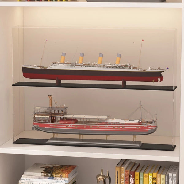 Large!!!  Acrylic Display Case for Lego Titanic 10294 Dustproof Self-Install Box