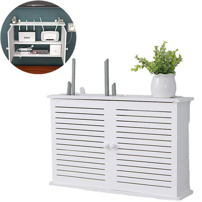 Wifi Router Storage Box Wall Mount Cable Board Bracket Wireless Panel Organizer - Image 6