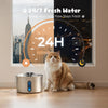 3.2L Pet Stainless Steel Water Fountain Dog Cat Drinking Dispenser Filter Feeder