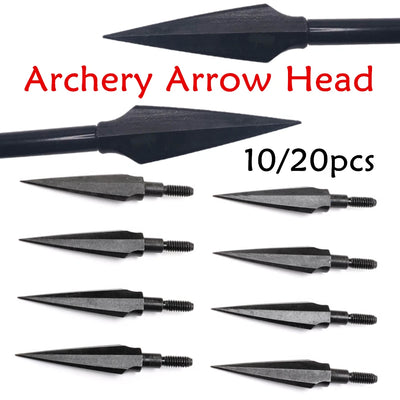 10pcs Archery Broadheads Hunting Arrow Heads Screw-in Arrowheads 120 Grain - Image 3