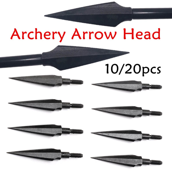 10pcs Archery Broadheads Hunting Arrow Heads Screw-in Arrowheads 120 Grain - Image 3
