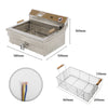 Commercial 25L Electric Deep Fryer Large Capacity W/ Frying Basket & Lid 5KW ﻿