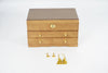 3-Tier Wooden Jewelry Box Jewelry Organizer Case Large Storage Box 29*19*17.5cm - Image 5