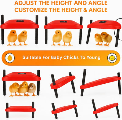 24"x16" Chicken Coop Heater Chick Brooder Heating Plate Duck Poultry Warmer - Image 7