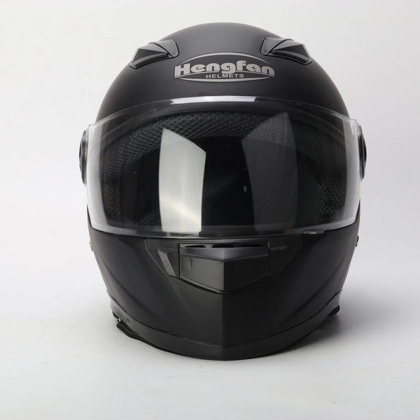 Black Motorcycle Bike Helmet Black Full Face Motorbike Helmets Visor 56-60cm - Image 5