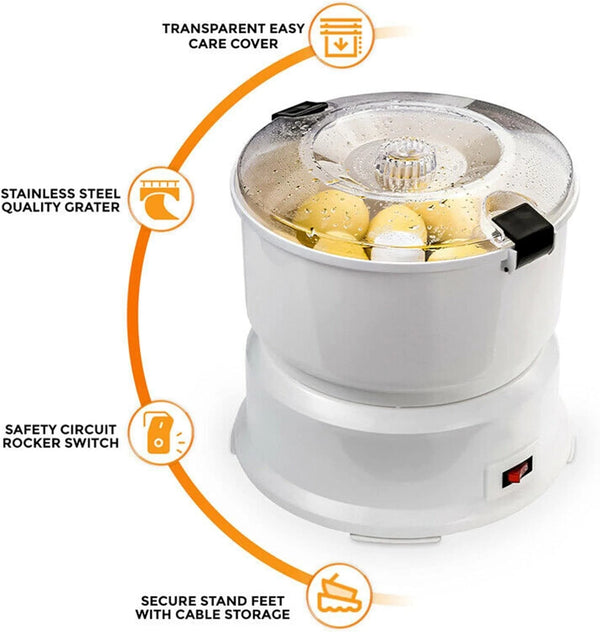 Electric Potato Peeler Commercial Automatic Peeler Suitable for 1.76 lb Potatoes - Image 7