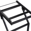 12U Adjustable Audio Rack Mount Studio Equipment Rolling Mixer Stand Stage Cart