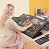 1000-2000 Pieces Tilting Jigsaw Puzzle Board with 2-in-1 Stand and Cover - Image 2
