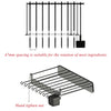 Electric BBQ Skewer Turner Automatic Rotating Grill Shish Kabob Set w/ 10 Skewer
