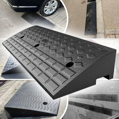 1m Rubber Curb Ramp Wheelchair Kerb Ramp Threshold 5/10/15CM for Motorcycle - Image 2