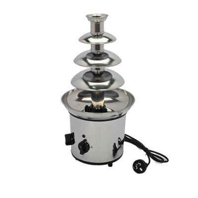 4 Tier Electric Chocolate Fountain Chocolate Fondue Waterfall Stainless Steel - Image 13