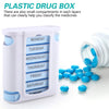 7Day Pill Box Medicine Storage Weekly Tablet Container Case Organizer Dispenser