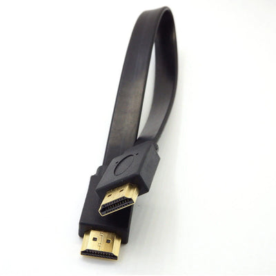 Full HD Short HDMI Male to Male Plug Flat Cable Cord for Audio Video HDTV 30cm - Image 10