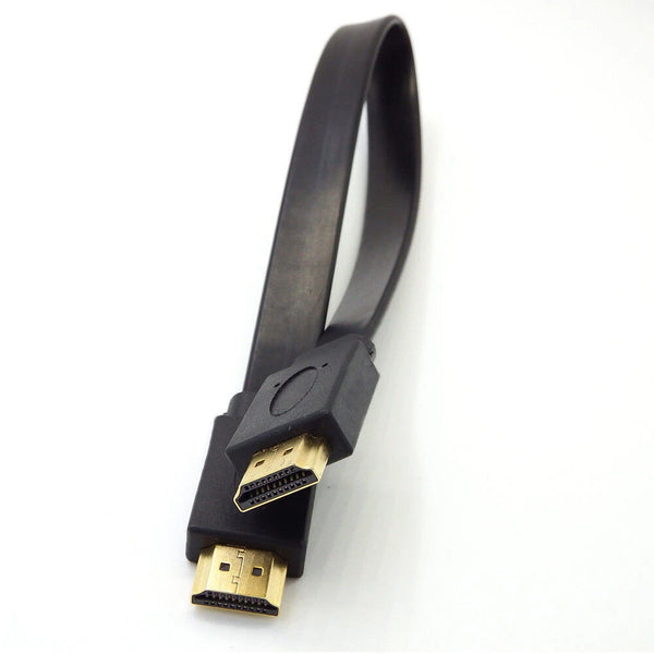 Full HD Short HDMI Male to Male Plug Flat Cable Cord for Audio Video HDTV 30cm - Image 10