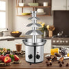 4 Tier Electric Chocolate Fountain Chocolate Fondue Waterfall Stainless Steel - Image 10